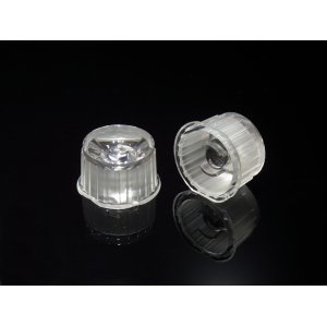 画像: パワーLED専用 集光レンズ［20mm-透明-60度-透明ケース］