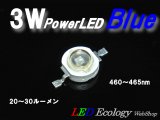 画像: Luckysunny社製 3WパワーＬＥＤ（青）